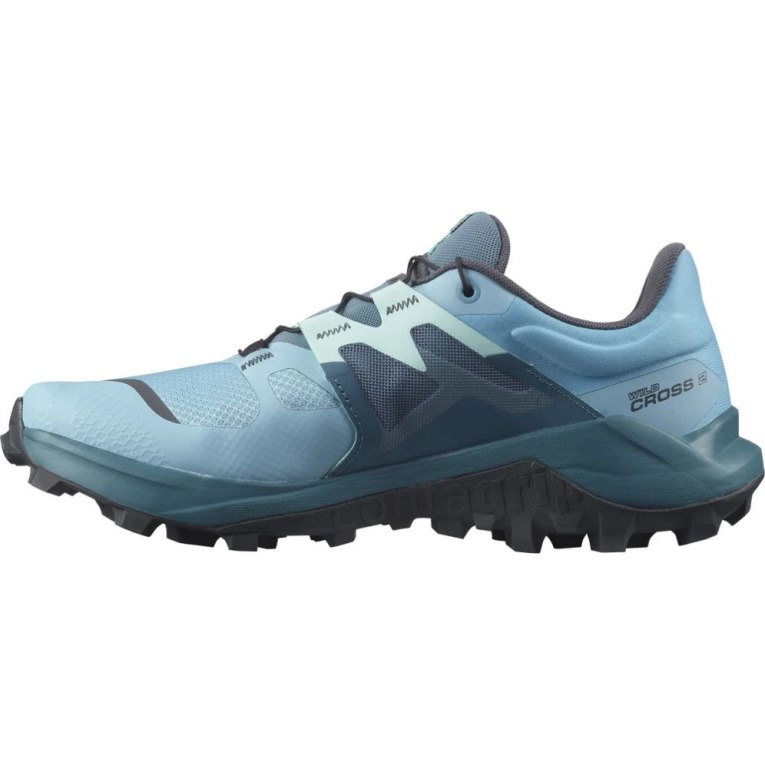 Turquoise Salomon Wildcross 2 Women's Trail Running Shoes | IE JB1783